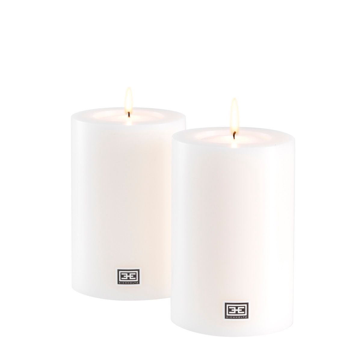 Artificial Candle ø 10 x H. 15 cm set of 2