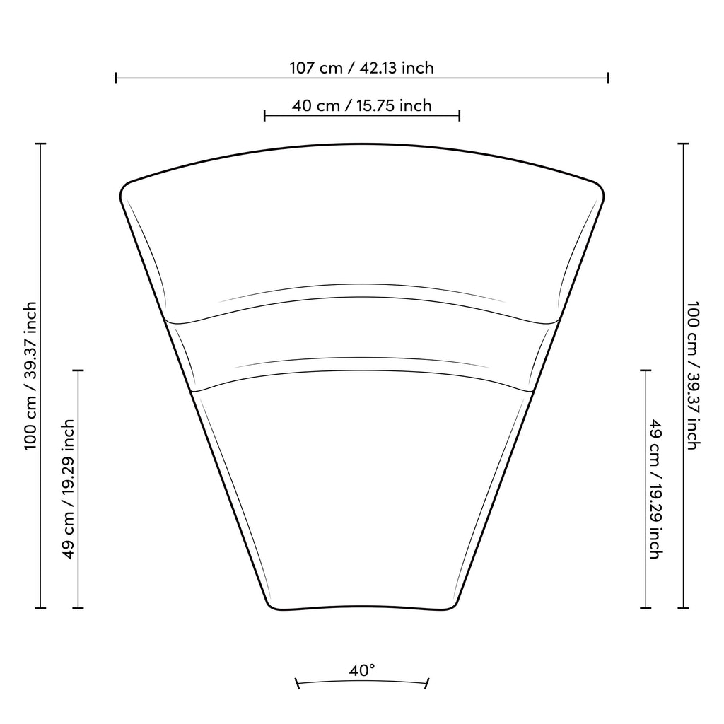 Modular Sofa Lindau inside corner