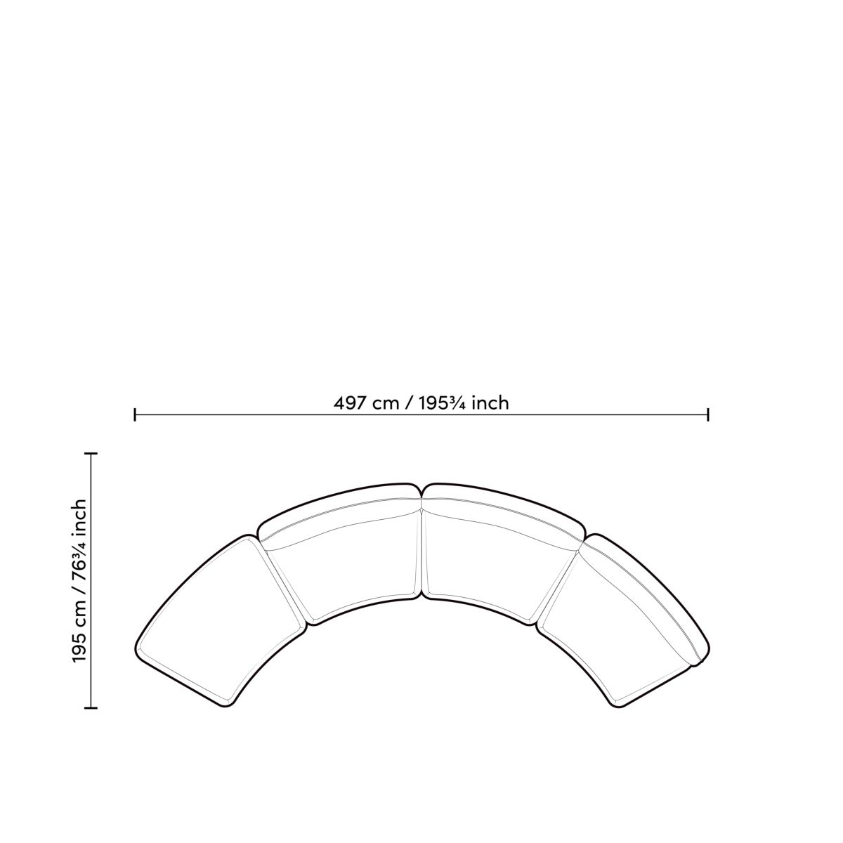 Modular Sofa Grand Avenue - Ottoman