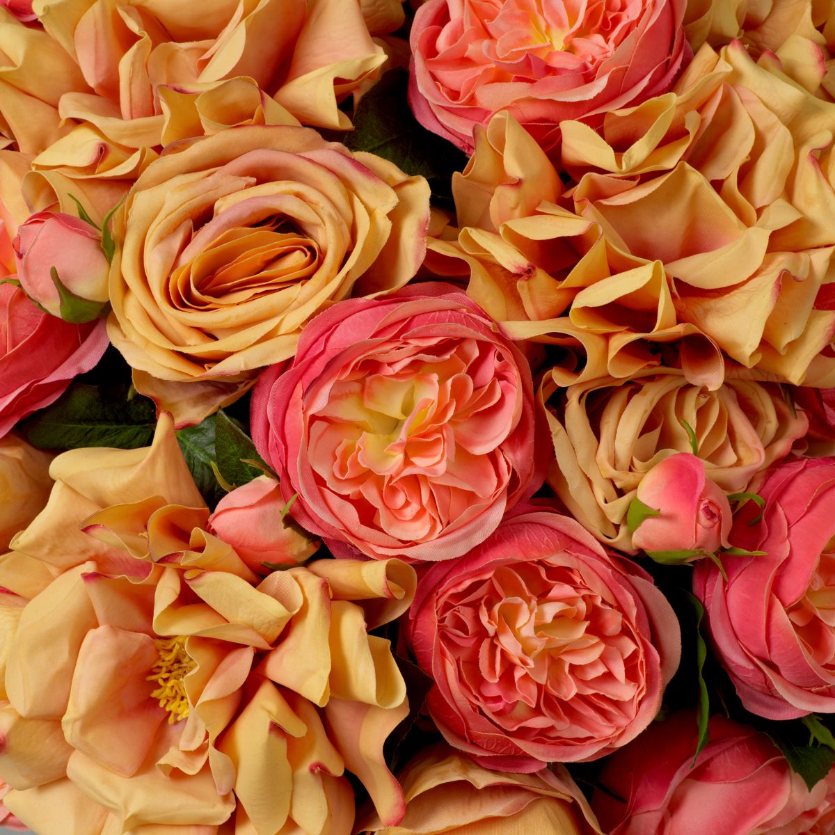 Bouquet of Roses real touch 72 pcs/3 varieties