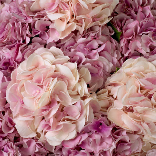 Bouquet of Hydrangeas real touch 48 pcs/2varieties