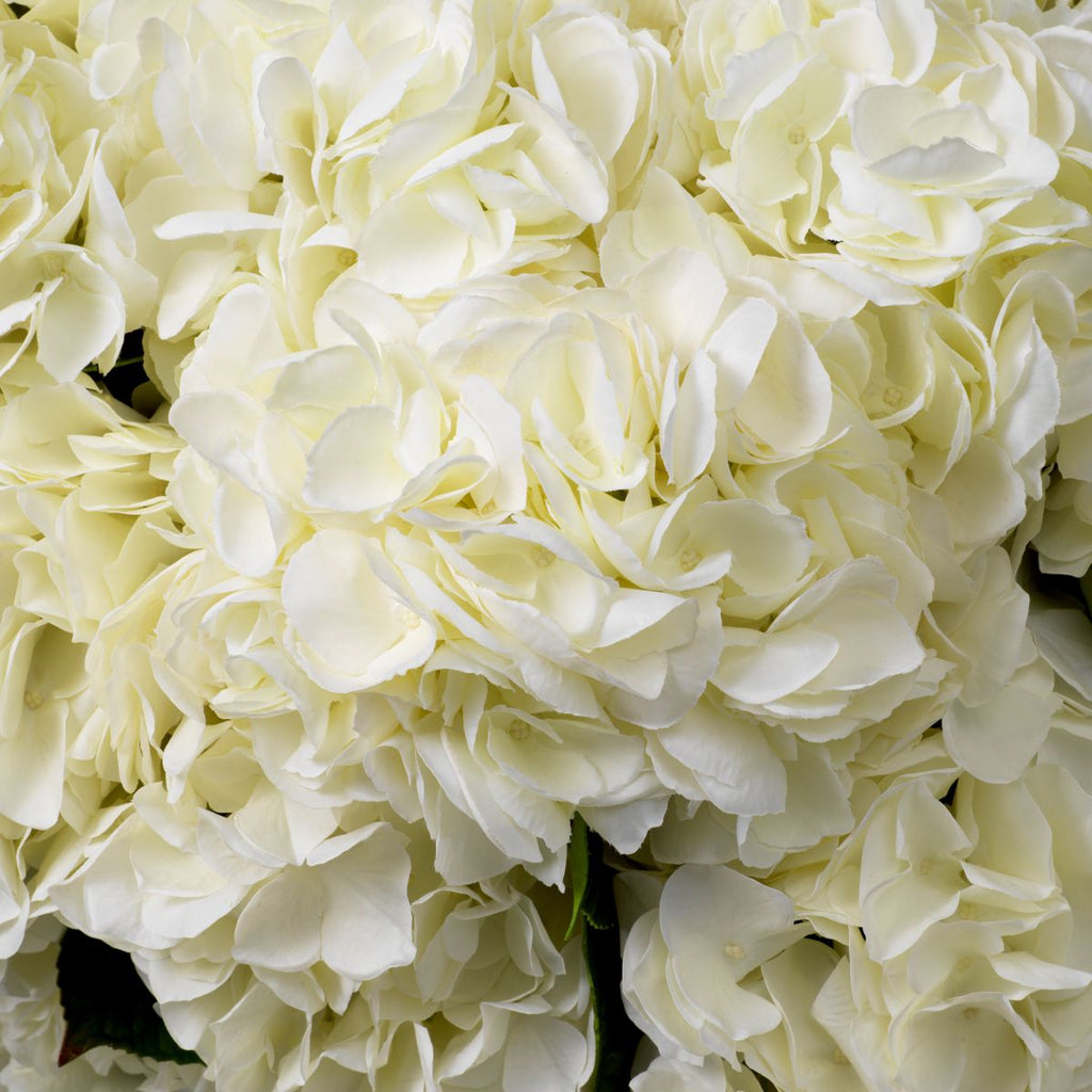 Bouquet of Hydrangeas real touch 48 pcs/2 varietie