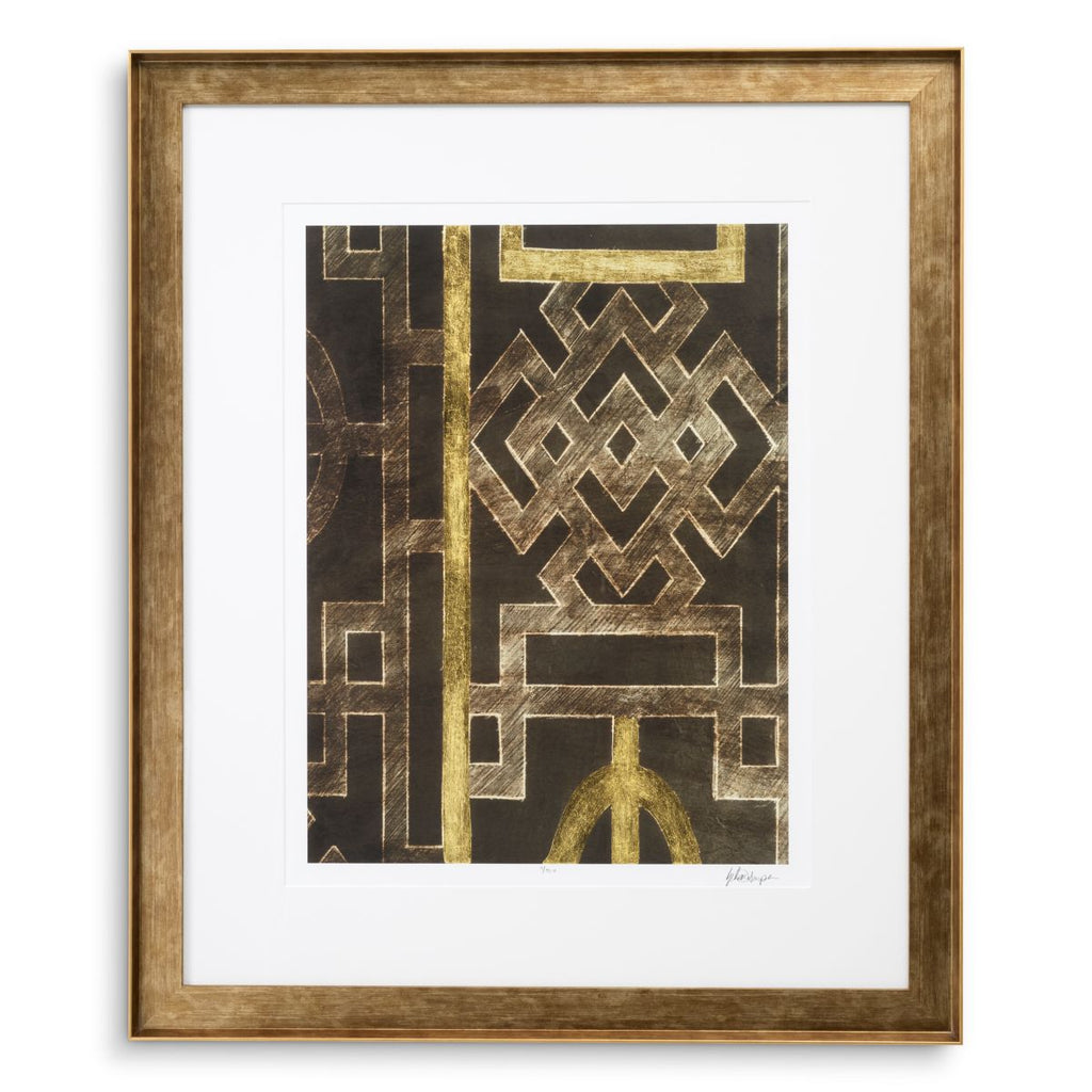 Print Trellis Pattern by Ethan Harper I set of 2