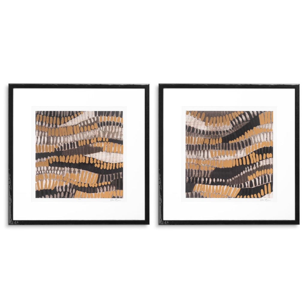 Print Metallic Undulation by June Erica Vess set 2