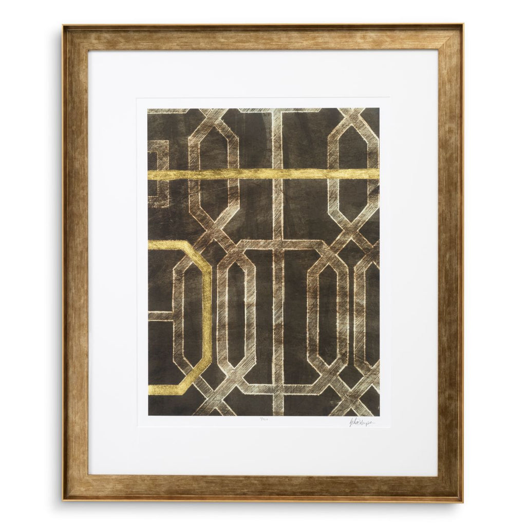Print Trellis Pattern by Ethan Harper II set of 2