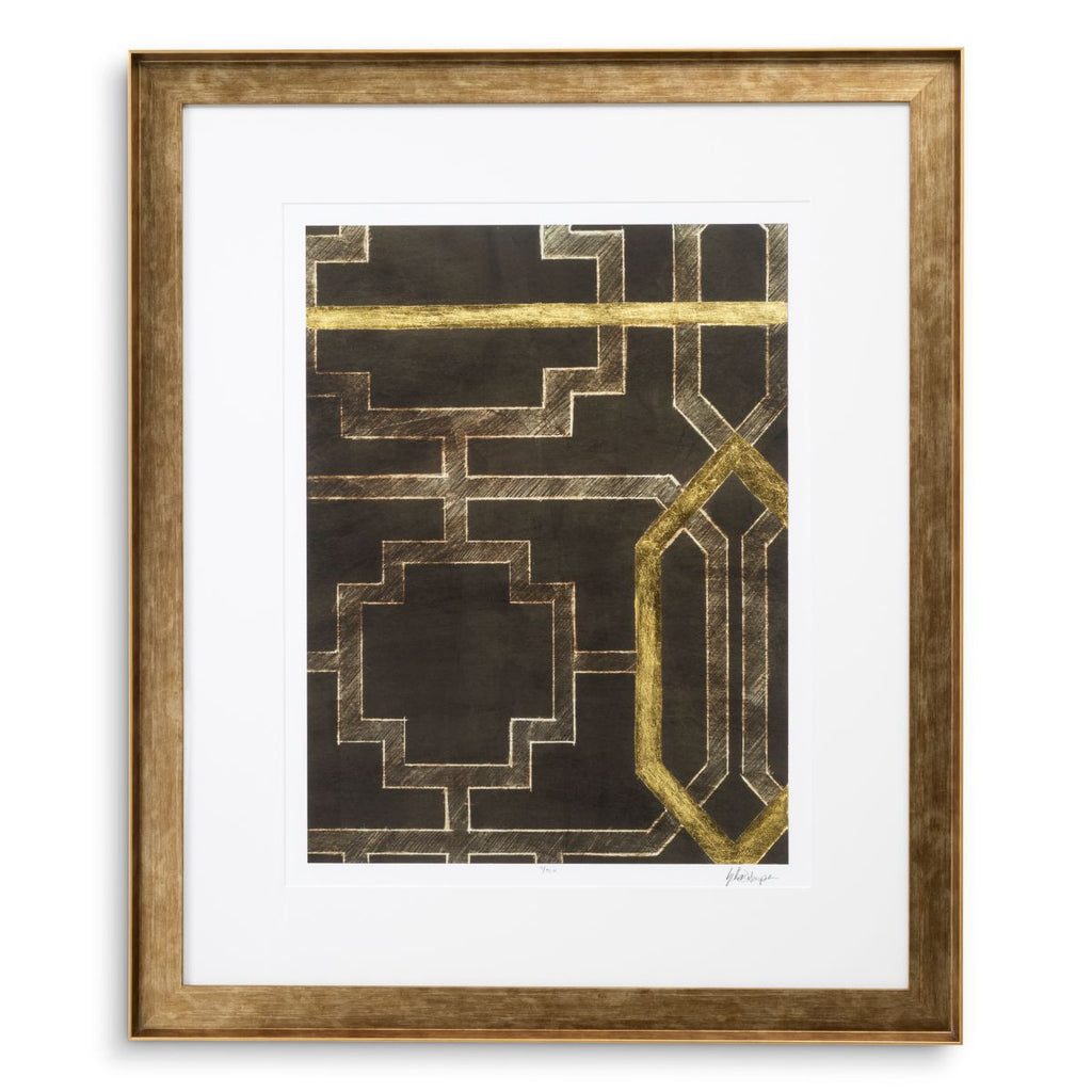 Print Trellis Pattern by Ethan Harper II set of 2