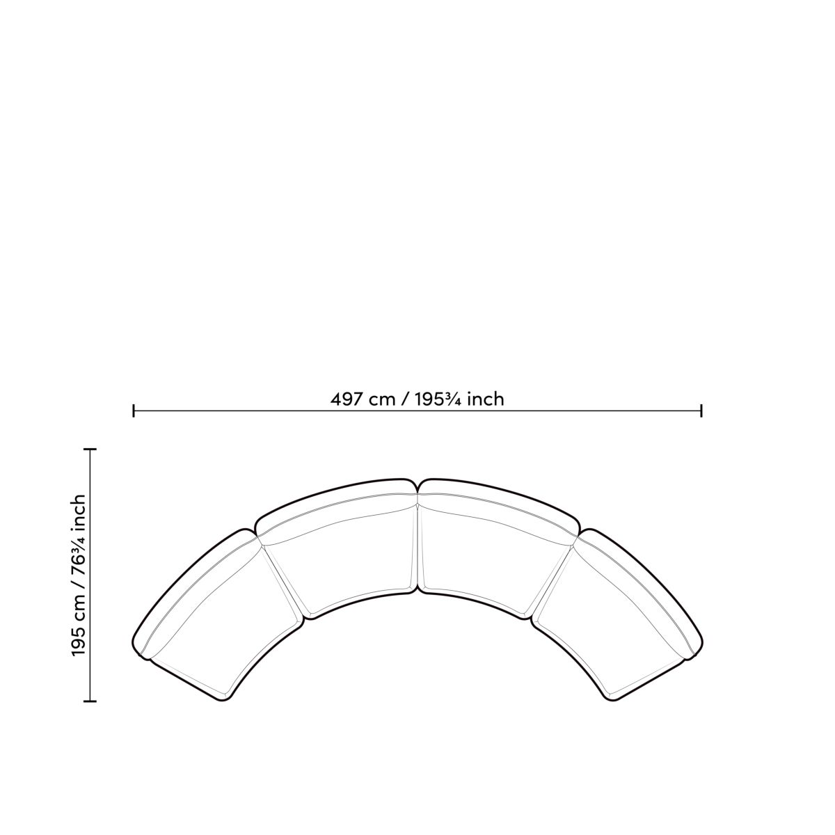 Modular Sofa Grand Avenue - Middle