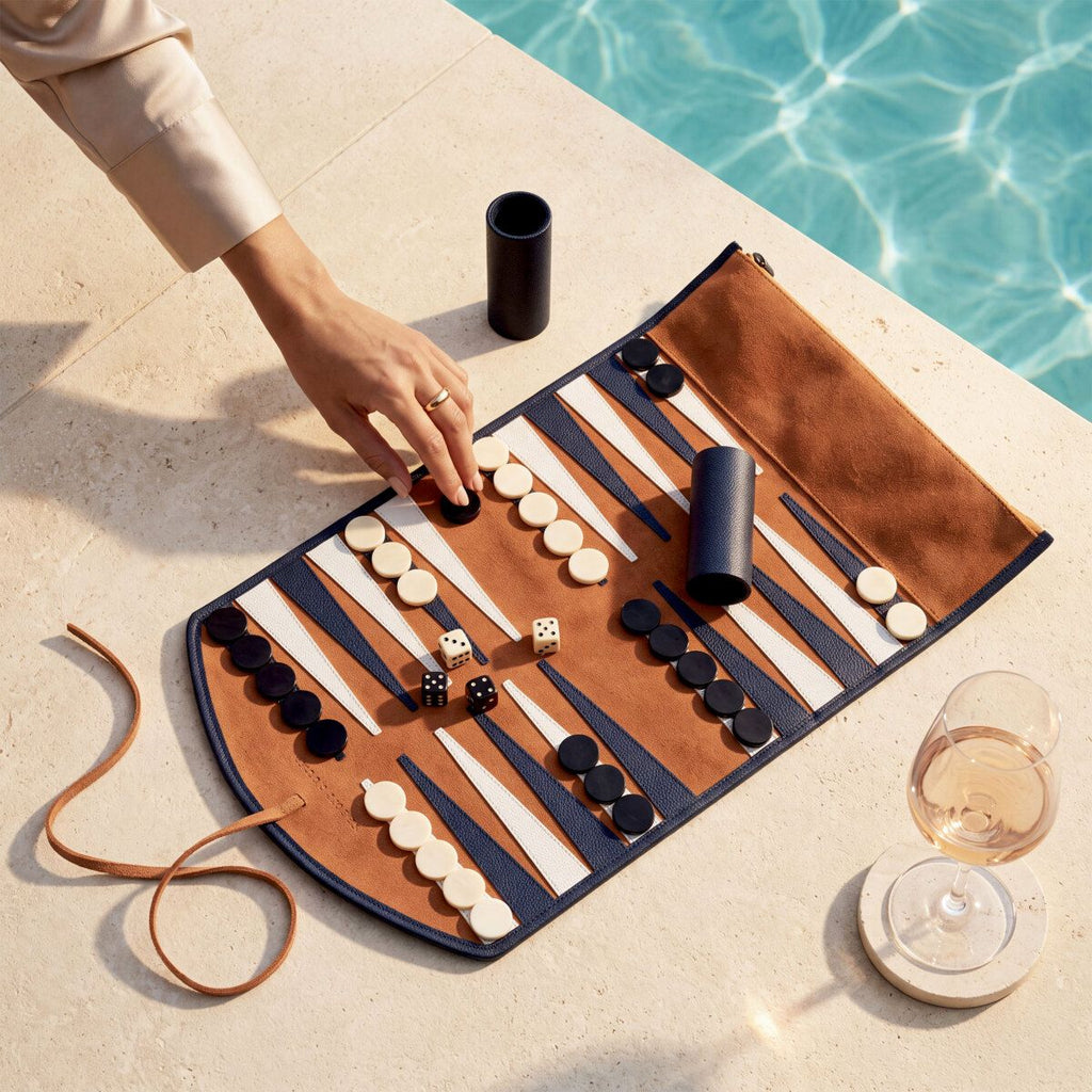 Deko-Accessoire Backgammon Travel Set Monte Lago