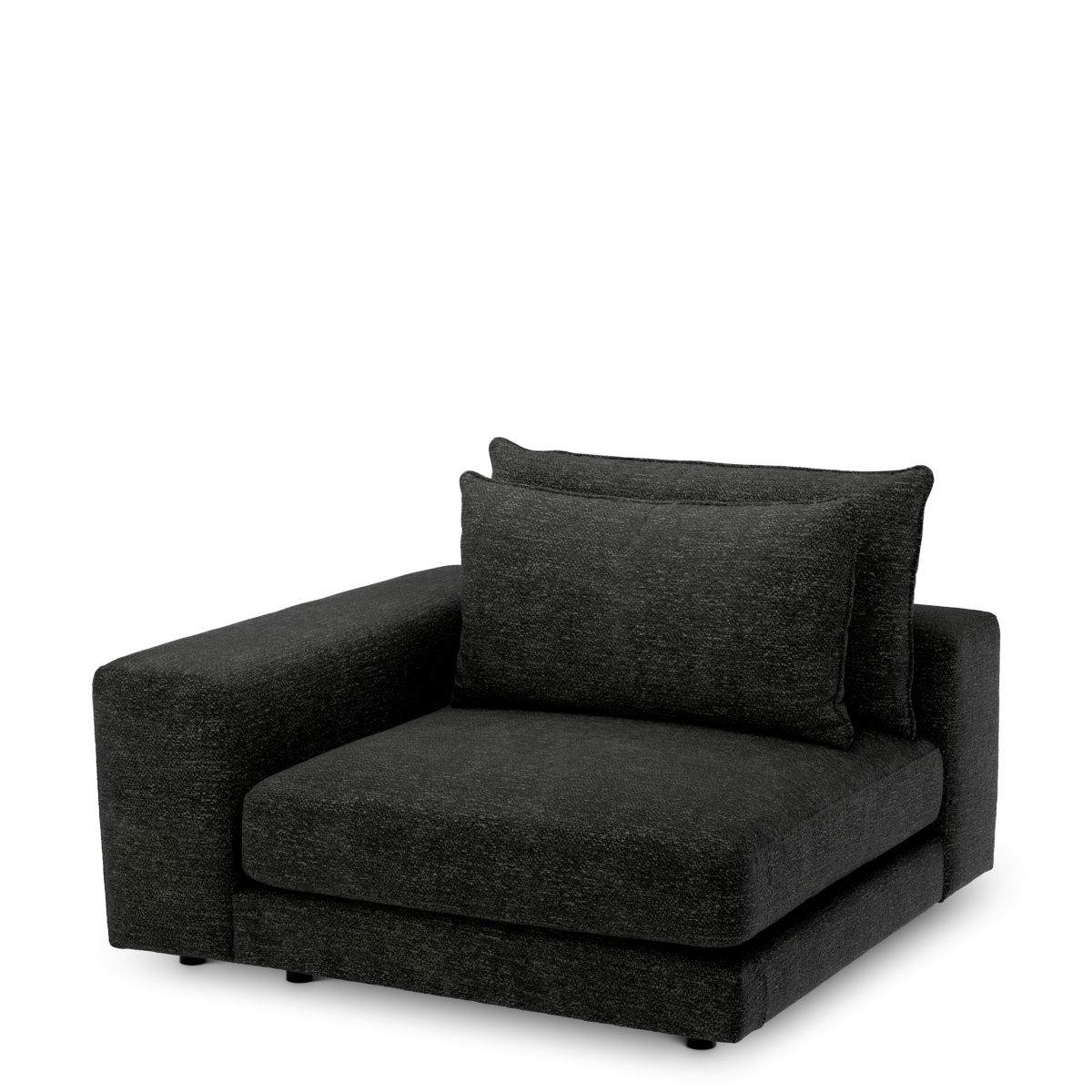Modulsofa Lounge Club - Corner S left Lurano Charcoal