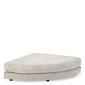 Modulsofa Lounge Club - Ottoman half round Lurano Beige