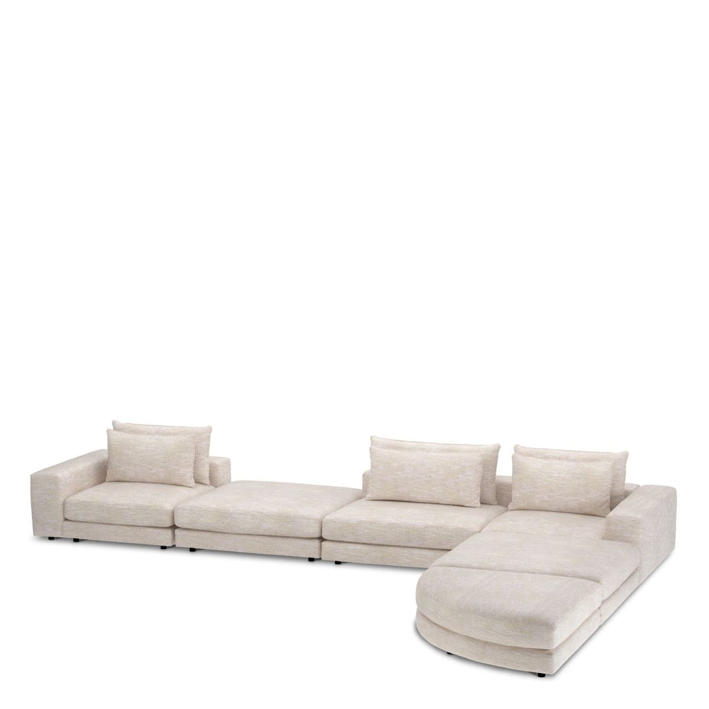 Modulsofa Lounge Club - Ottoman half round