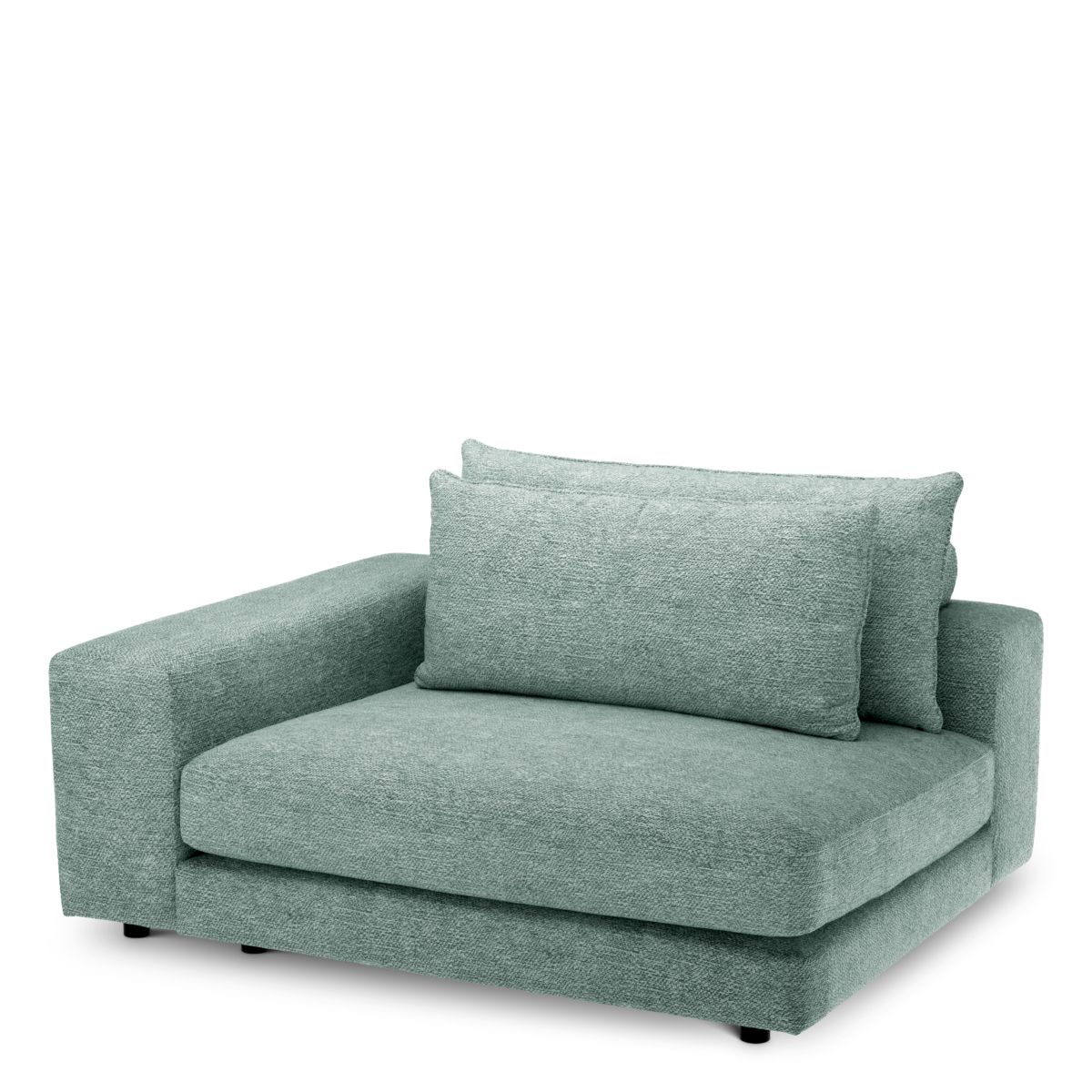 Modulsofa Lounge Club - Corner L left Lurano Turquoise