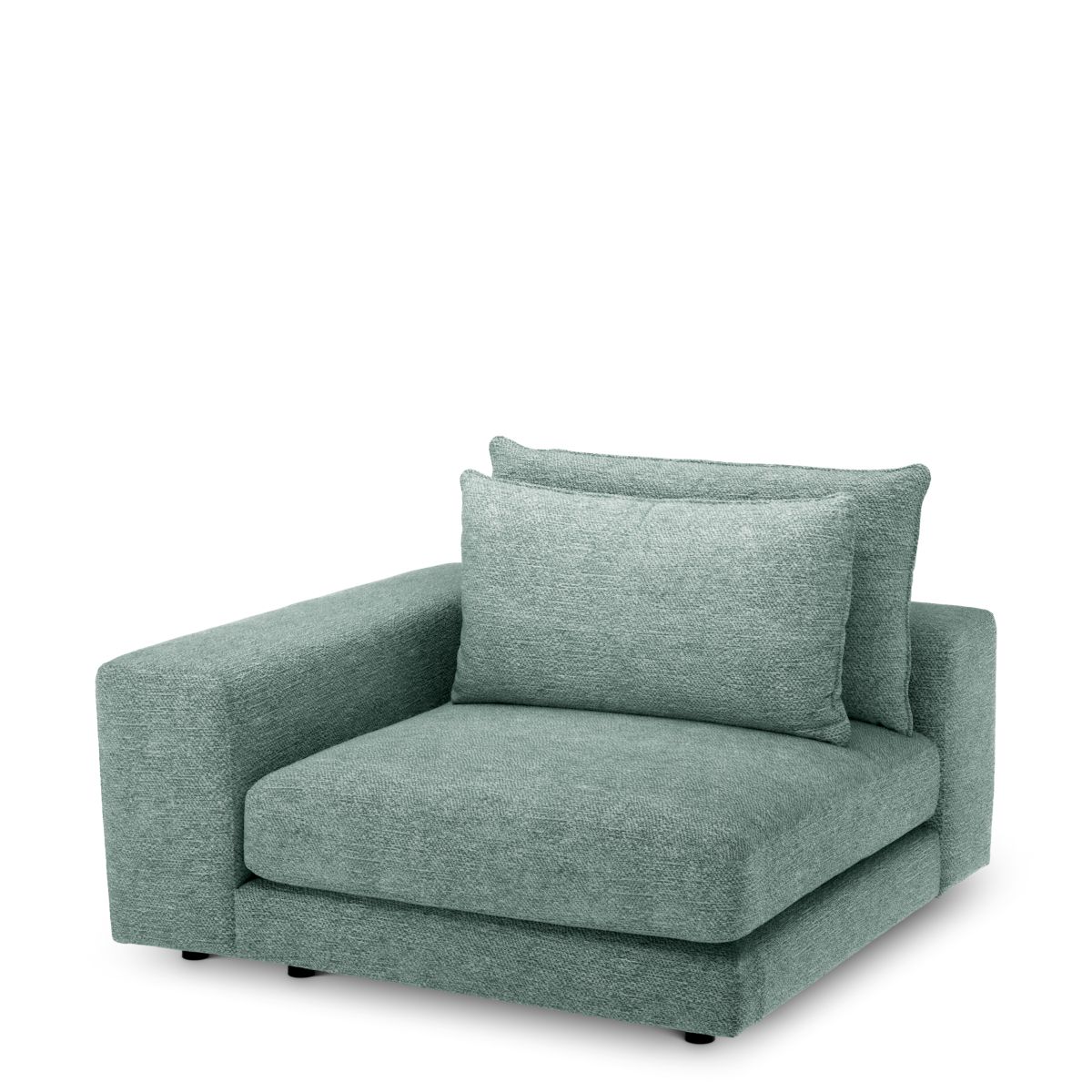 Modulsofa Lounge Club - Corner S left Lurano Turquoise