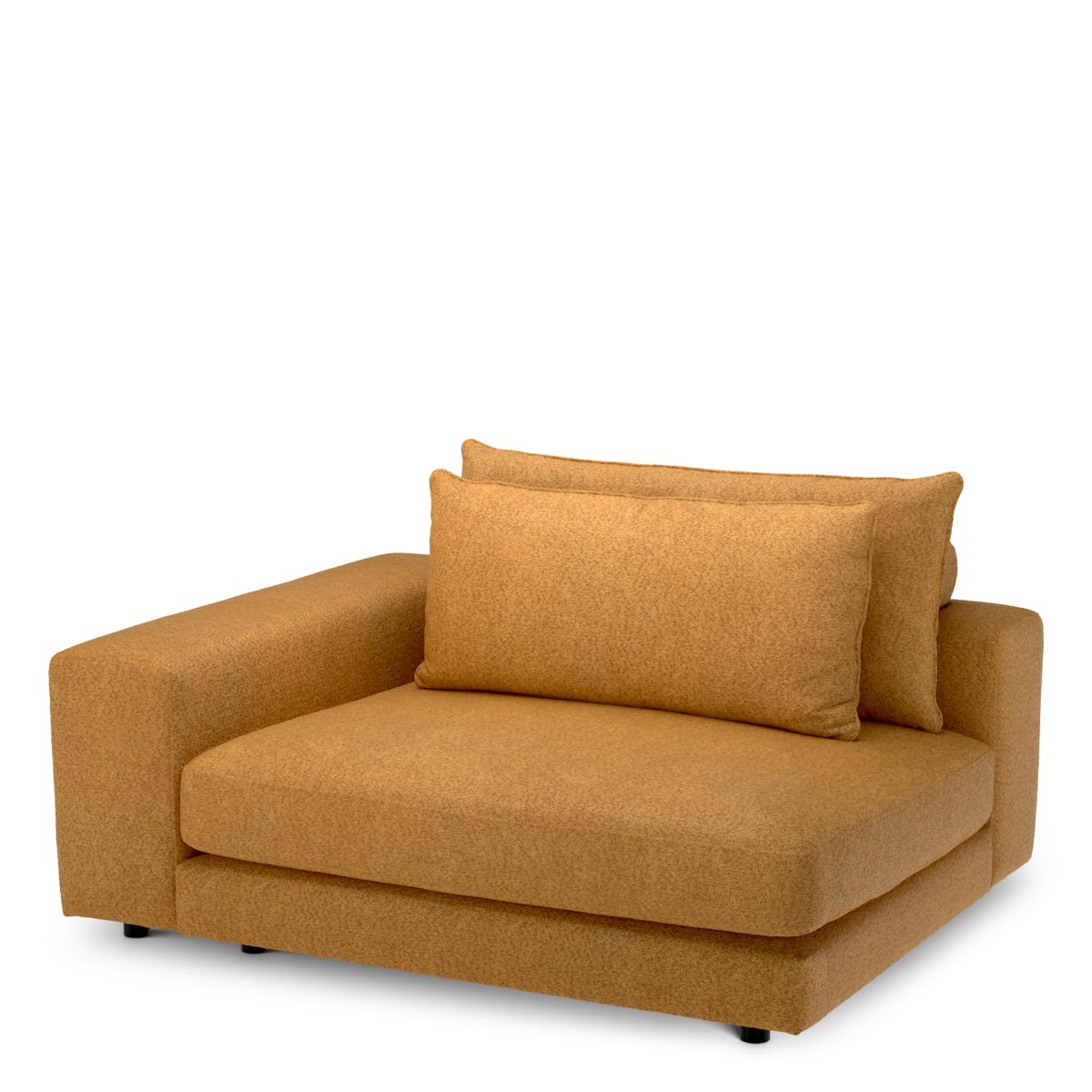 Modulsofa Lounge Club - Corner L left Velora Mustard Yellow