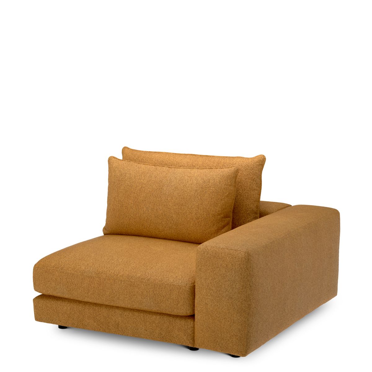 Modulsofa Lounge Club - Corner S right Velora Mustard Yellow