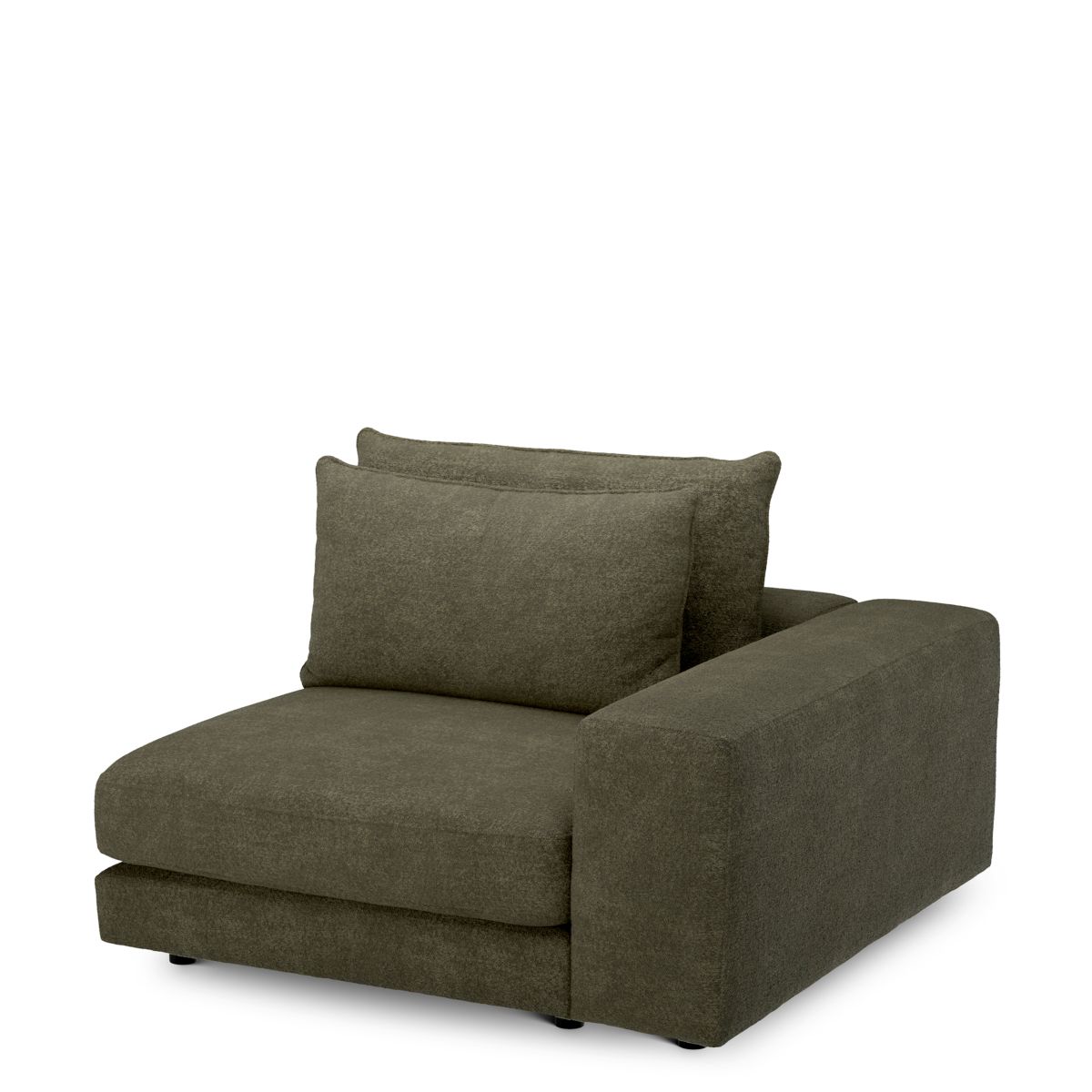 Modulsofa Lounge Club - Corner S right Velora Moss Green