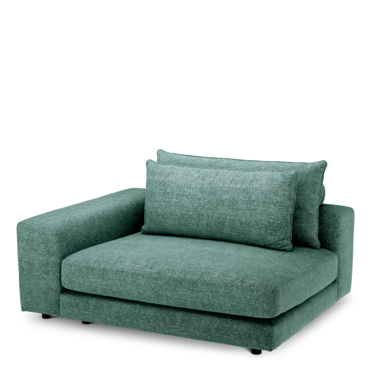 Modulsofa Lounge Club - Corner L left Velora Sea Green