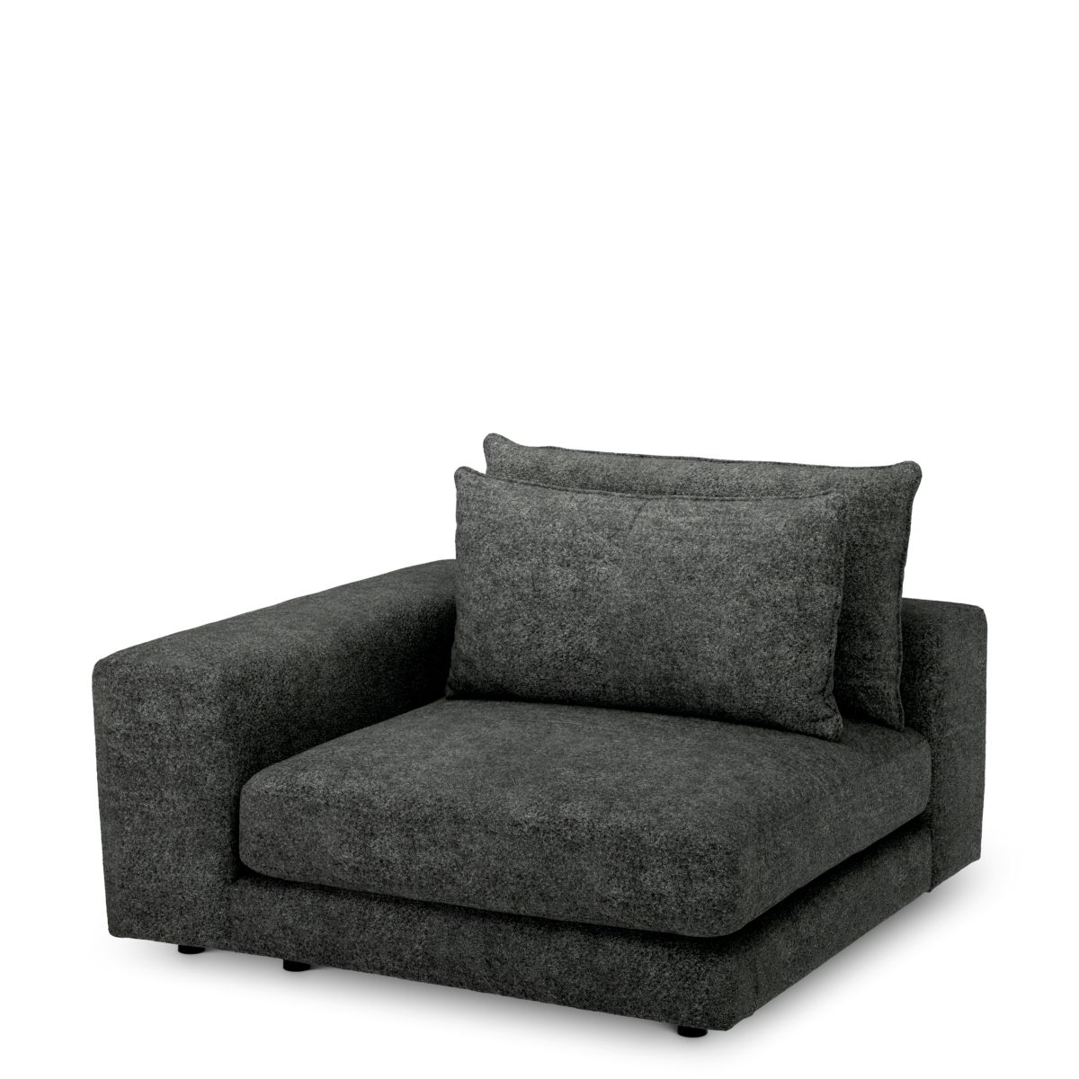 Modulsofa Lounge Club - Corner S left Velora Charcoal