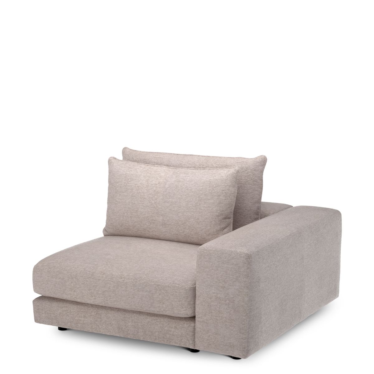 Modulsofa Lounge Club - Corner S right Montier Light Grey