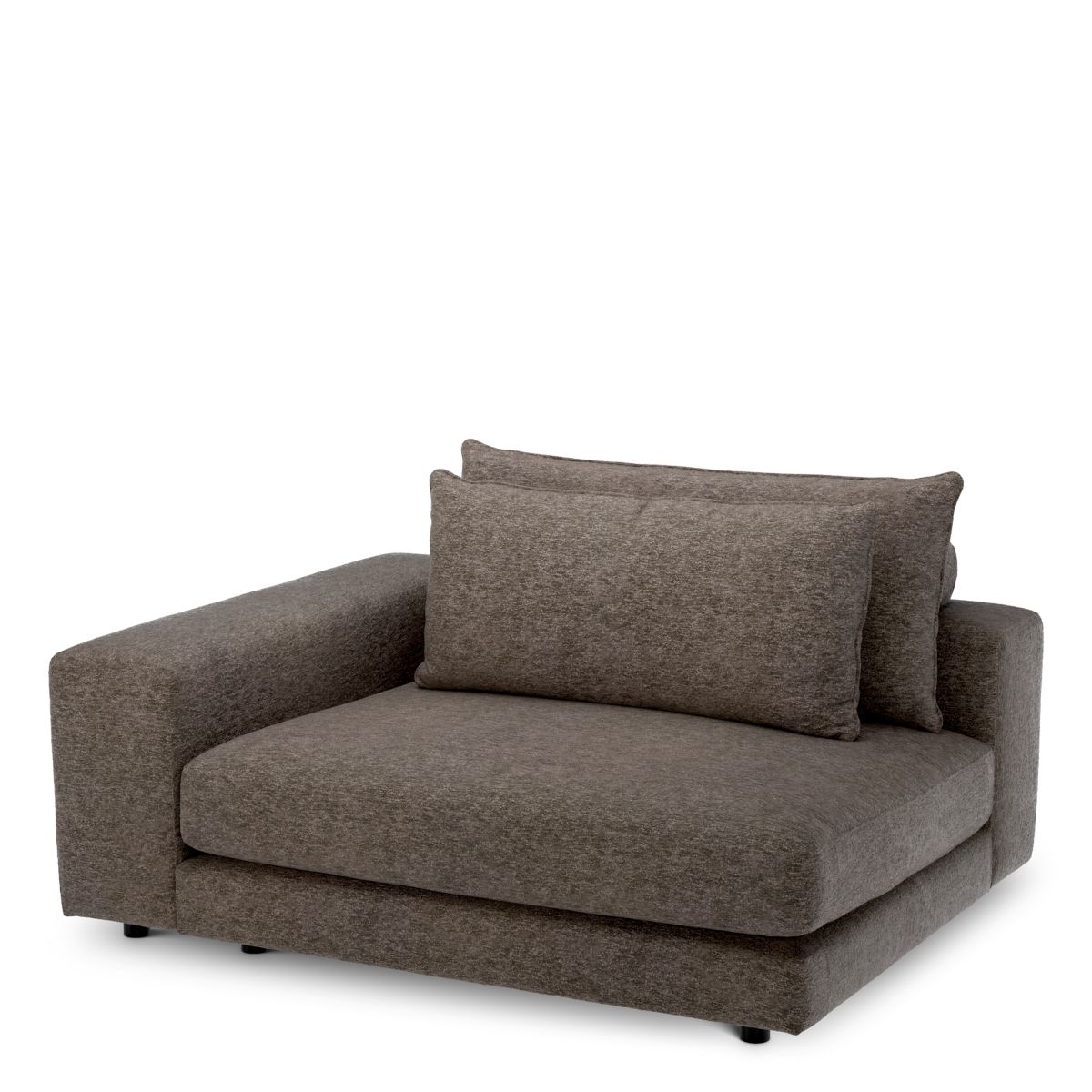 Modulsofa Lounge Club - Corner L left Montier Dark Grey