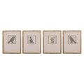 Wall Art Inlay Hermopolis set of 4