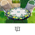 Gartentisch Limoni S, Ø 100 cm mit Untergestell Life-C D80