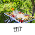 Gartentisch July, 160 × 80 cm mit Untergestell Biquadro 130x60