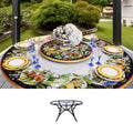 Gartentisch Fantasia di frutta, Ø 180 cm mit Untergestell Hydra GD016CL