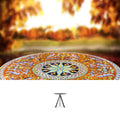 Gartentisch Deruta Antico, Ø 80 cm mit Untergestell Archi-Cricket D60