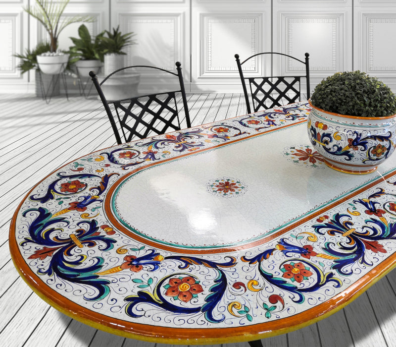Gartentisch oval Ricco Deruta, 200 × 100 cm